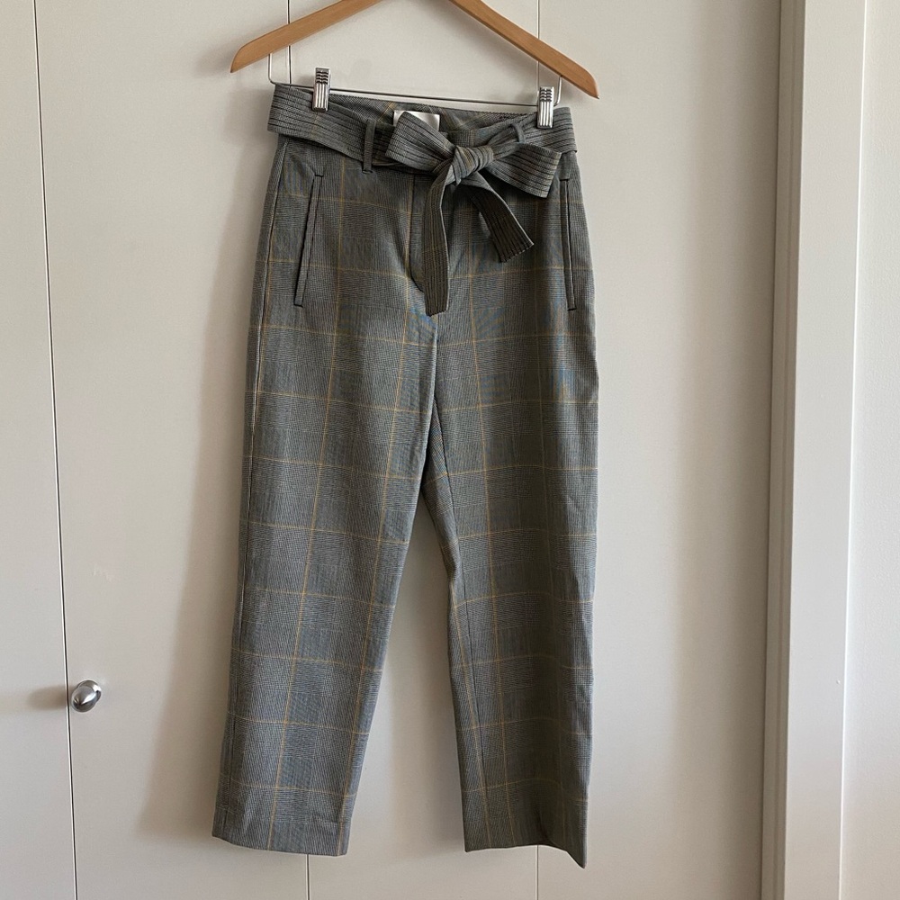 🍂fall drop🍂 Wilfred Tie Front Pant Plaid